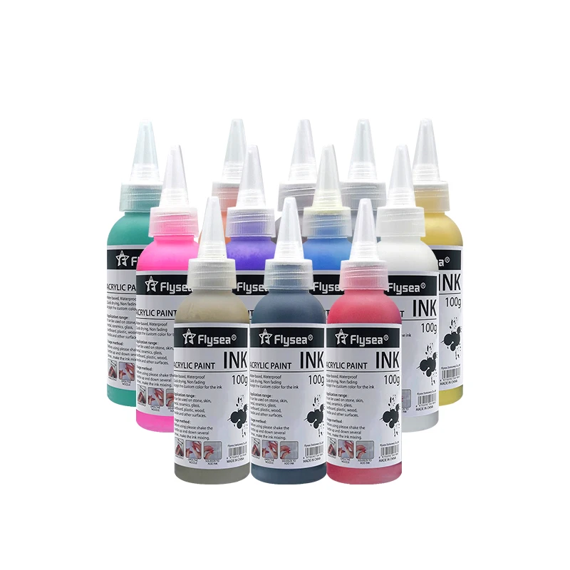 Wholesale Golden High Flow Acrylic Paint Ink For Glass Fabric Graffiti From  m.