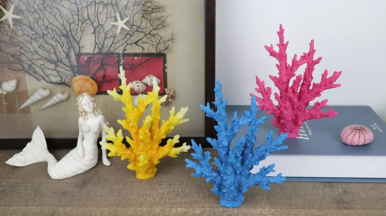 Artificial Resin Customized Color Coral for Aquarium