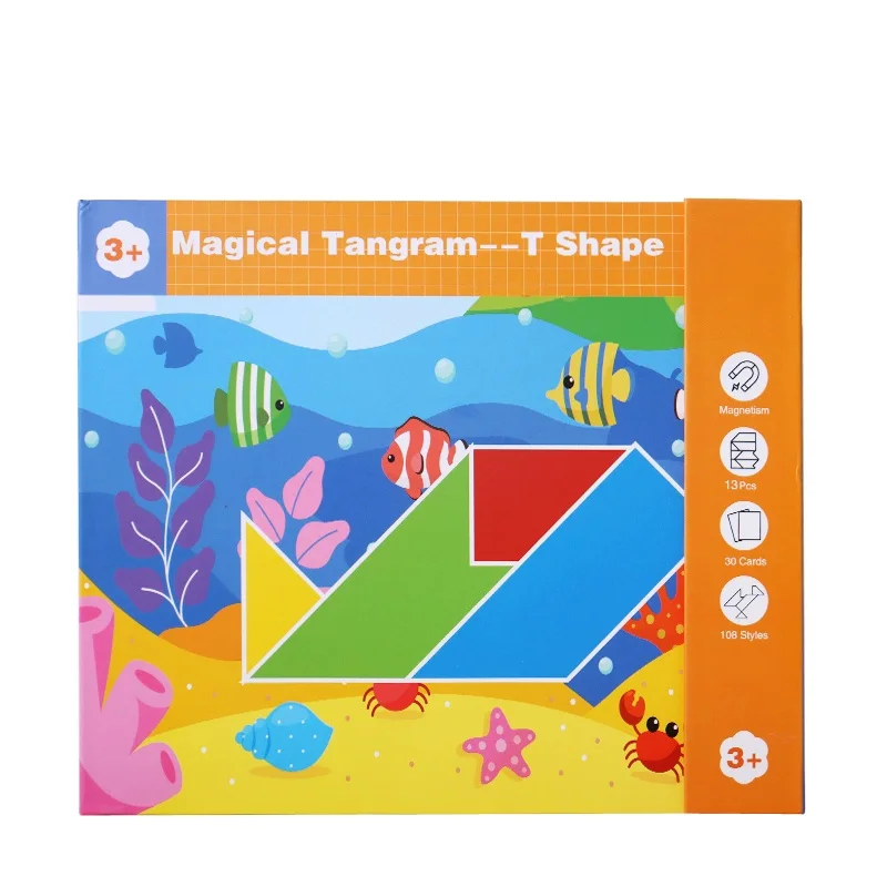 New Design Wooden Puzzle Blocks Children Education Brain Training Geometric Blocks Logical Thinking Block Game Toy