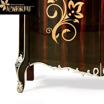 Alexander Neoclassical Console Hall Cabinet Modern Light Luxury Chinese Side Table as Decor