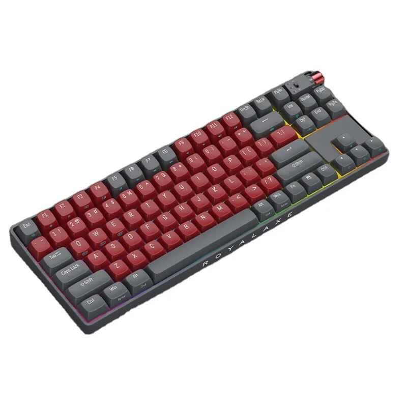 R87 Customization Wireless Mechanical Keyboard Hot Swappable Wired Dual Mode Wireless Keyboard RGB Backlit