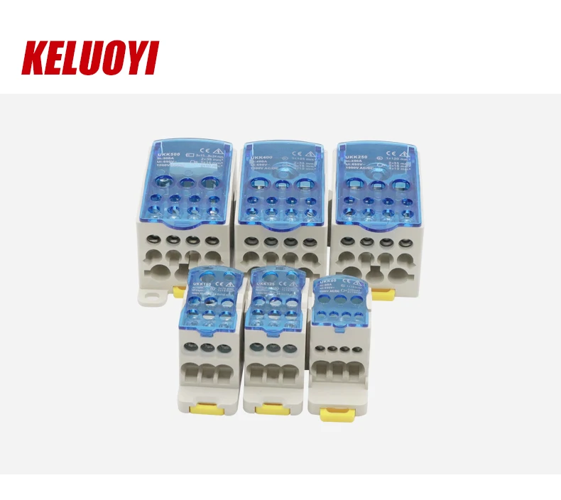 Ukt R J Box Cloy UKK Junction Box Brass Conductor Power Distribution DIN Rail ...