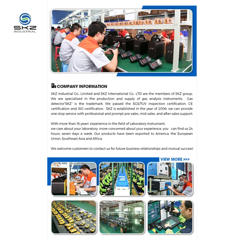 Pump Built in Portable Methanol test SKZ1050-CH4O test Gas Leakage Detector for Industrial