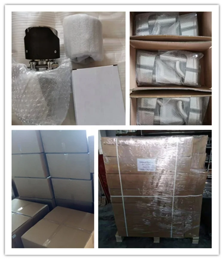 Universal Stainless Steel Dual Twin Exhaust Tailpipe Exhaust Dual Tips