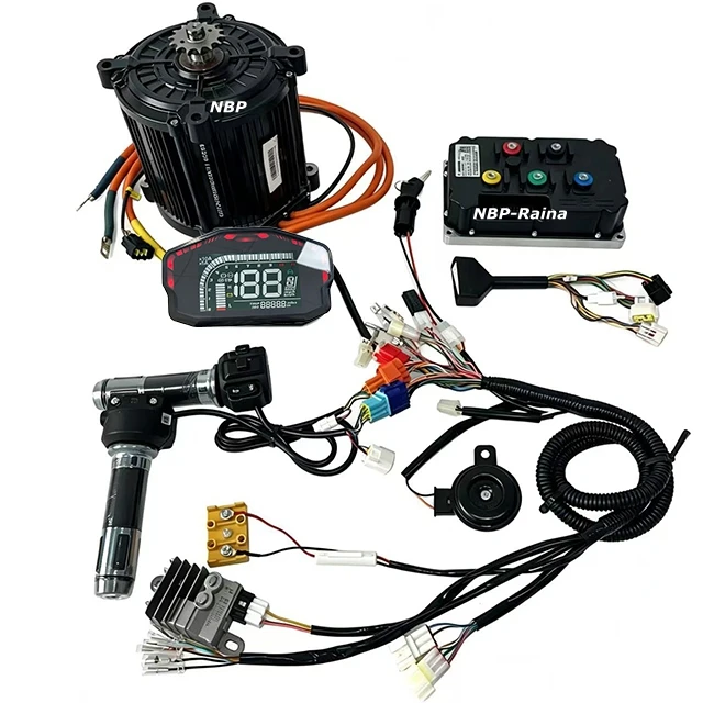 QS180 8000W Mid Drive Motor Kit for Offroad Dirtbike Performance