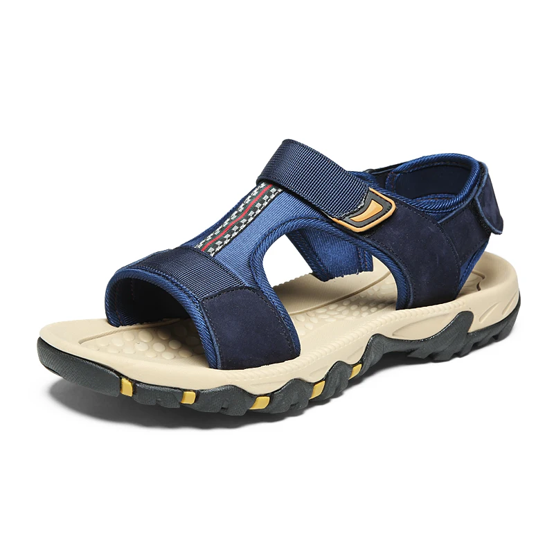 Sandalias Zapatos 2020 новый дизайн мужские % 27s + сандалии в английском стиле из коровьей кожи для мужчин