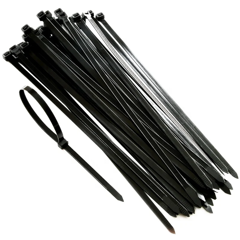 3.6 X 400 mm Plastic Nylon Cable Tie Black White Colorful 100 Pcs Pack
