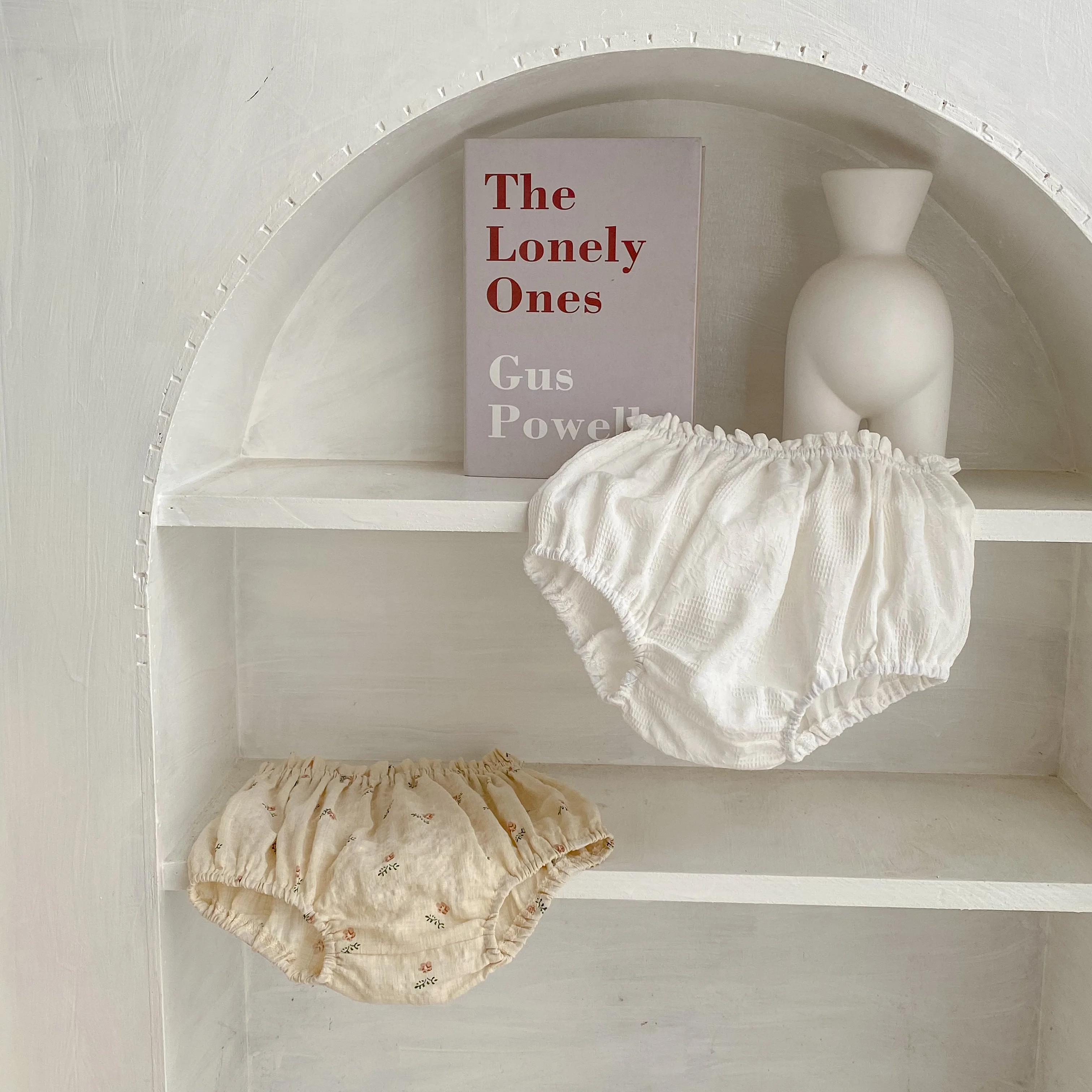 Baby thin clothes newborn summer unisex cotton simple pants infant loose baby bread pants