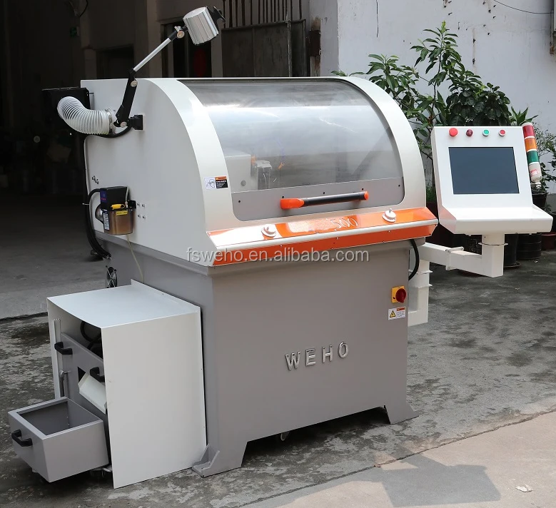 CNC автоматическая металлическая нержавеющая сталь труба бар режущий станок HSS циркулярная пила шлифовальный станок