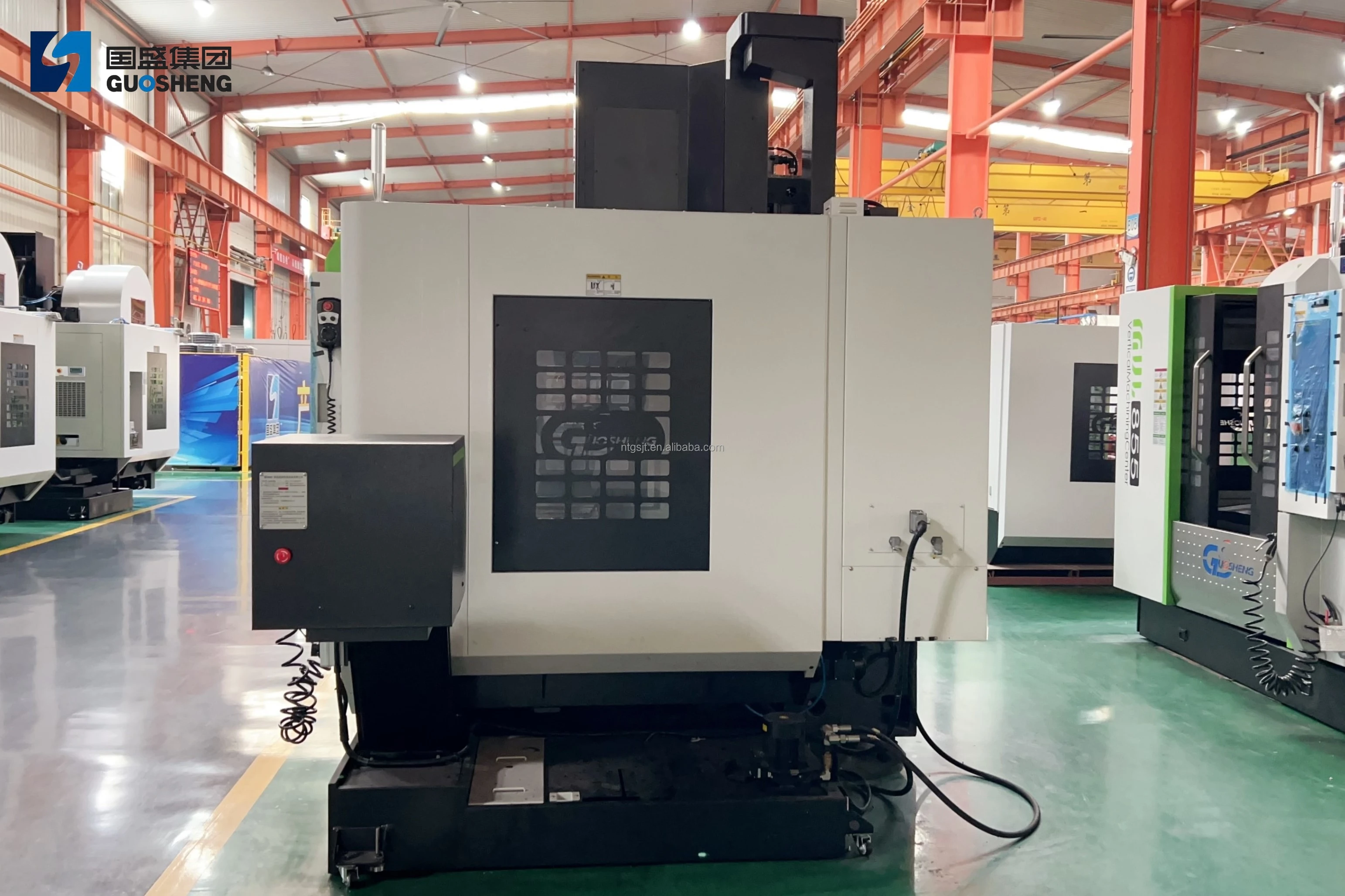MVL855 China GUOSHENG Fanuc Control System BT40 Spindle Taper Vertical CNC Small Machine Machining Center for Sale