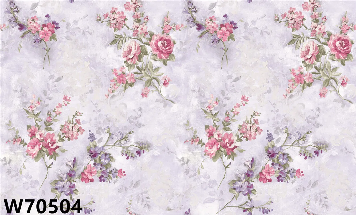 1.06m Beautiful Flower Design PVC Wallpaper