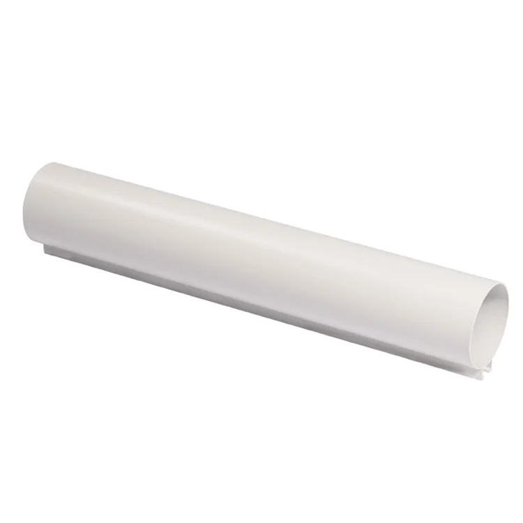 Modern O Shaped With Pipes Open Baffle False Ceiling Designs Aluminium Profiles Strip Round Tube Suspended Ceiling System