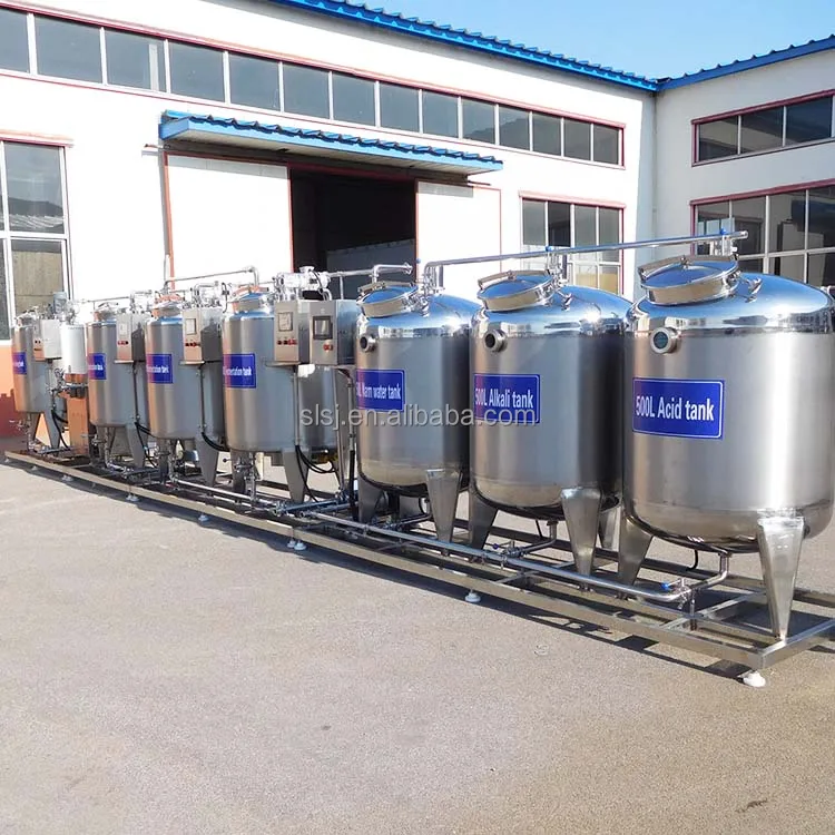 1000 L Cheese Pasteurizer Milk Pasteurizer Small Milk Pasteurization Machine With Milk Cooling Tank