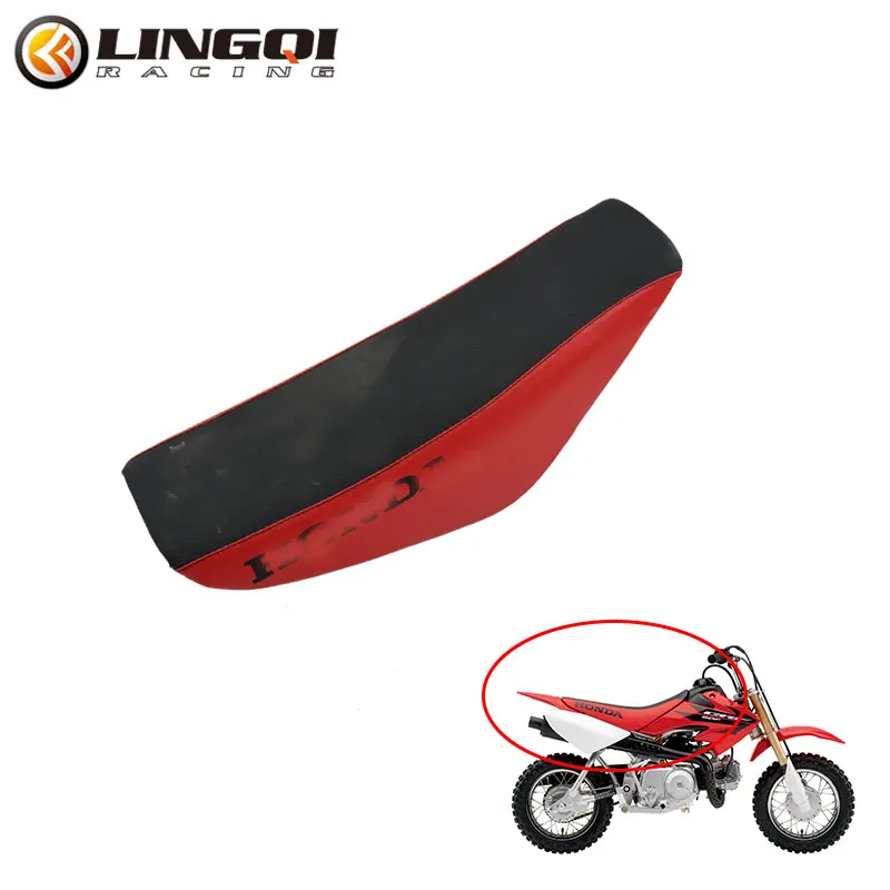 LING QI Motorcycle Flat Tall Foam Seat for Dirt Pit Bike Off