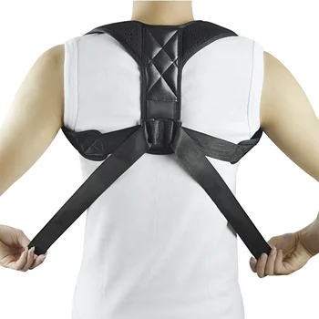 Alternative view of Fixing Humpback Back Support Brace Straightener Clavicle Support Belt Posture Corrector Band