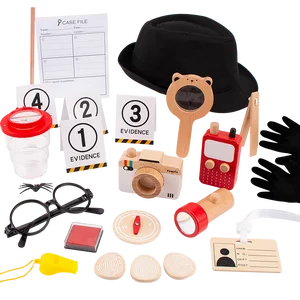 Pretend Game Role Play Fingerprint Investigation Detective Fingerprint Toys Gifts Kids Spy Kit