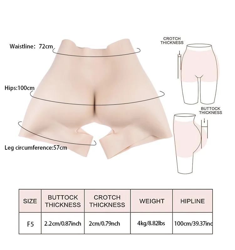 Pantalon En Silicone Pour Sculpter Les Hanches Et Les Fesses - Épais - Unisexe