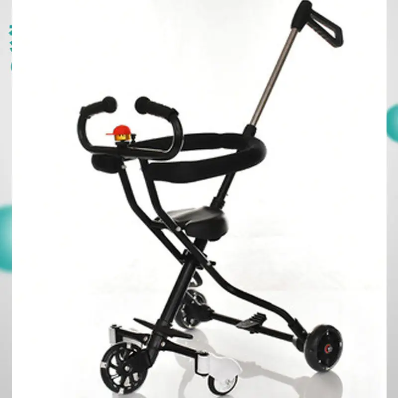 A Portable Baby Stroller That Folds Out and Walks the Baby at Any Time