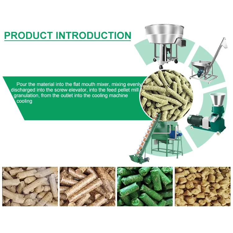 Agricultural Equipment 1000kg/h Electric Mixer Machine Blender Pellet Machine Mixing Agitator Granulation Machine