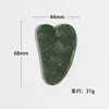 Dark green ox horn gua sha