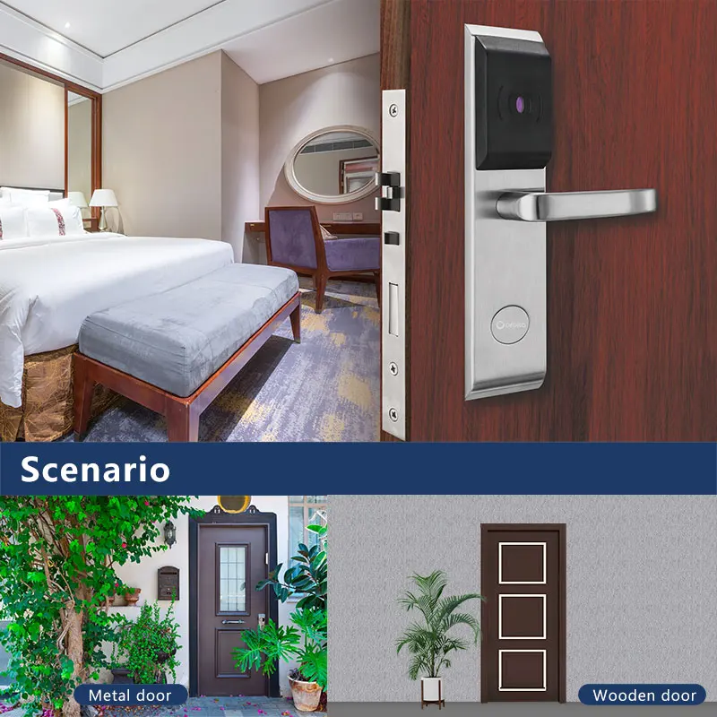 Orbita in Out Timing Computer Prousb Chip Proximity Tap Rifd Electronic Hotel Key Card Operated Door Locks for Hotel Room 3585