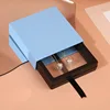 Bleu avec boîte