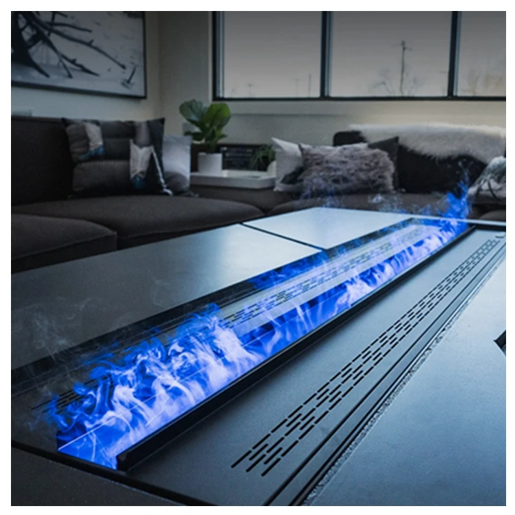 Top Vent One Piece Size Customized 3d Water vapor  Electric Fireplace