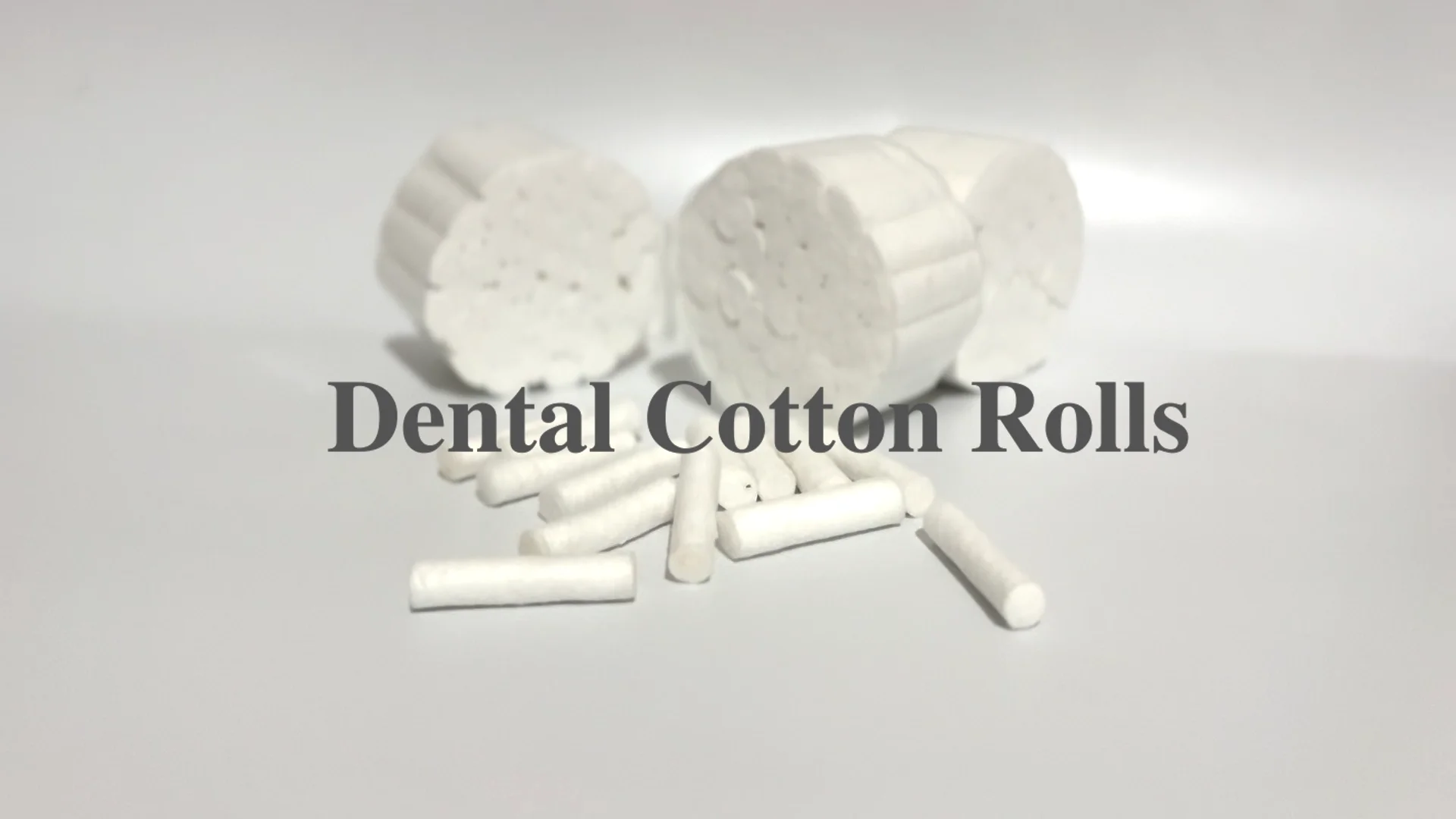 Disposable Medical Dental Braided Cotton Rolls Holder Dental Cotton
