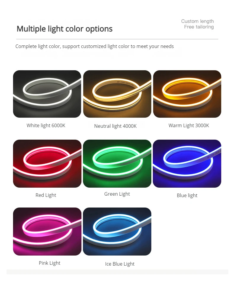 1w 24v Flexible Under Strip Light Led Tail Light Strip For