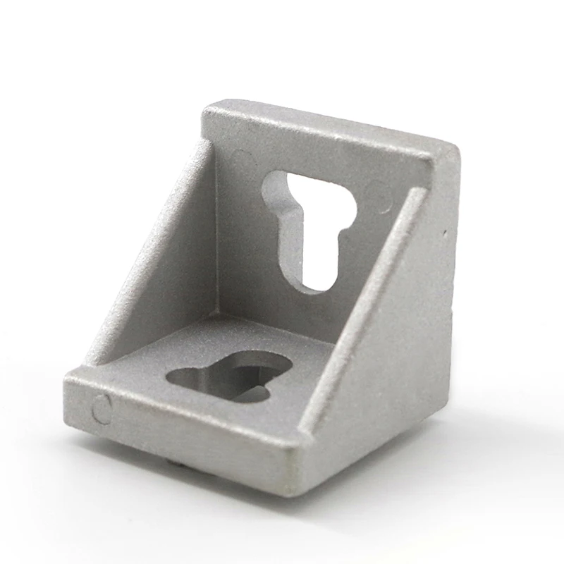 Китай MSR 4545A, внутренний угловой кронштейн, 10 угловых кронштейнов, углы, углы для 45x45 мм, T слот, алюминиевый профиль #1030