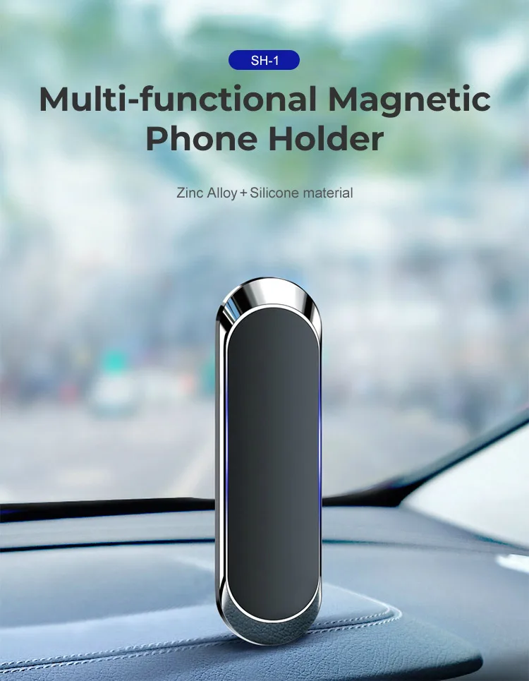 Suporte magnético automotivo para celular, apoio de metal para painel, para iphone, samsung, xiaomi, com gps