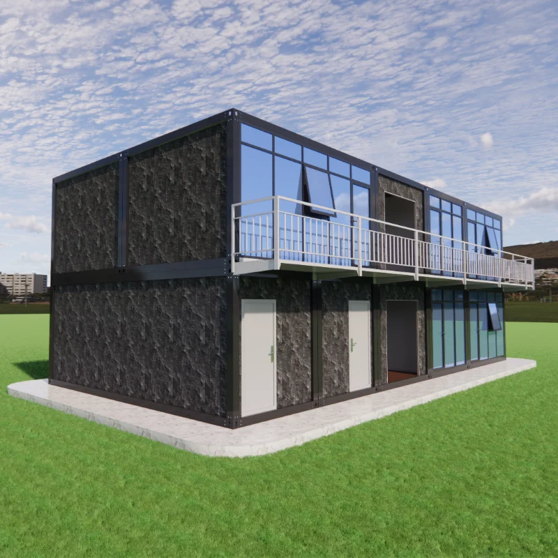 2 Bedroom 1 Bathroom Luxury Prefabricated Modular Office Home   Living Container House Prefab Folding Houses for Sale