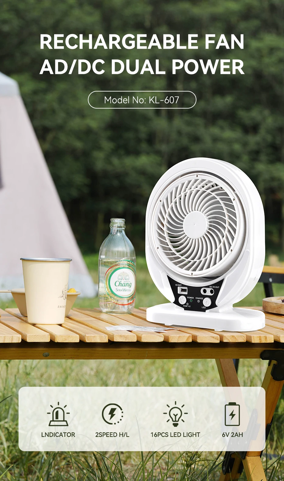 Solar Floor Standing Fan, 12V, 16Inch, 18Inch - detail 4