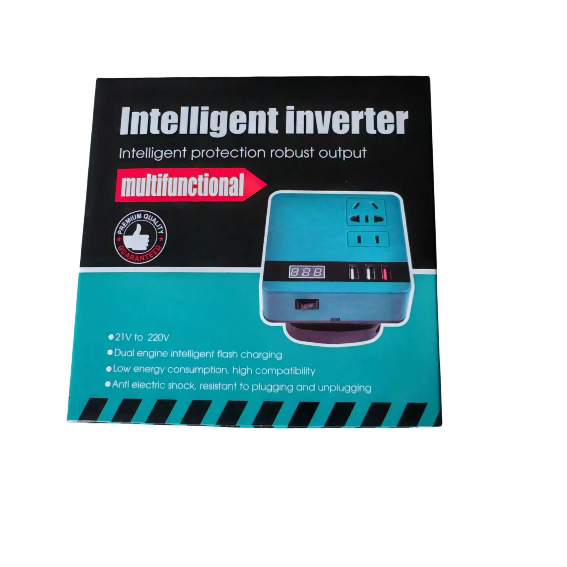 21 В DC-AC инвертор от лития до 110/220 для электроинструментов с батарейным питанием