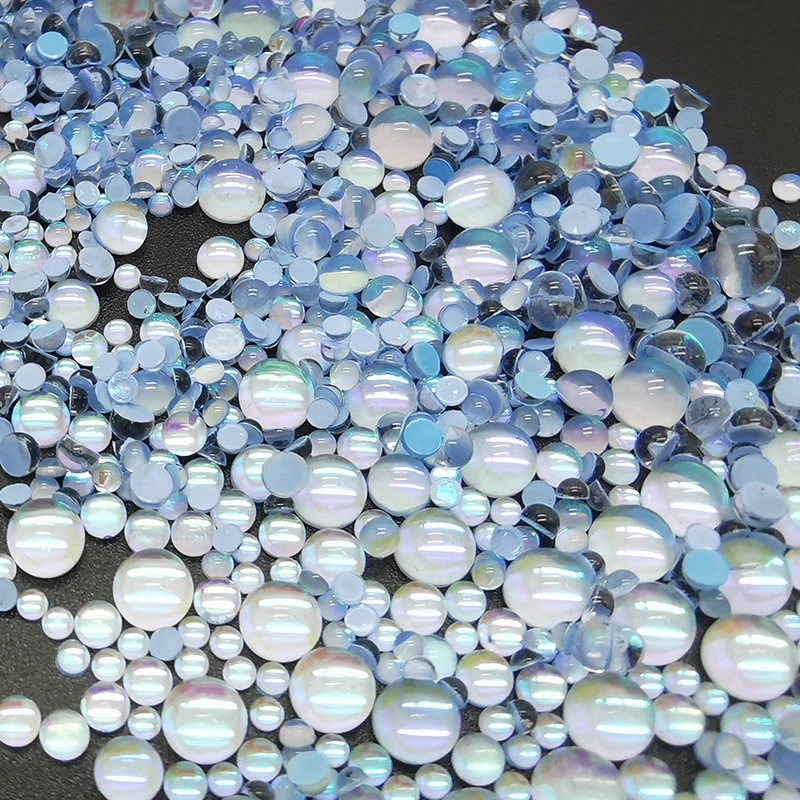 Wholesale High Quality Luxe Nail Art 3mm Beads Mixed Colors Size Diamond Pearl Crystal Bulk Glass Flatback Rhinestones.jpg
