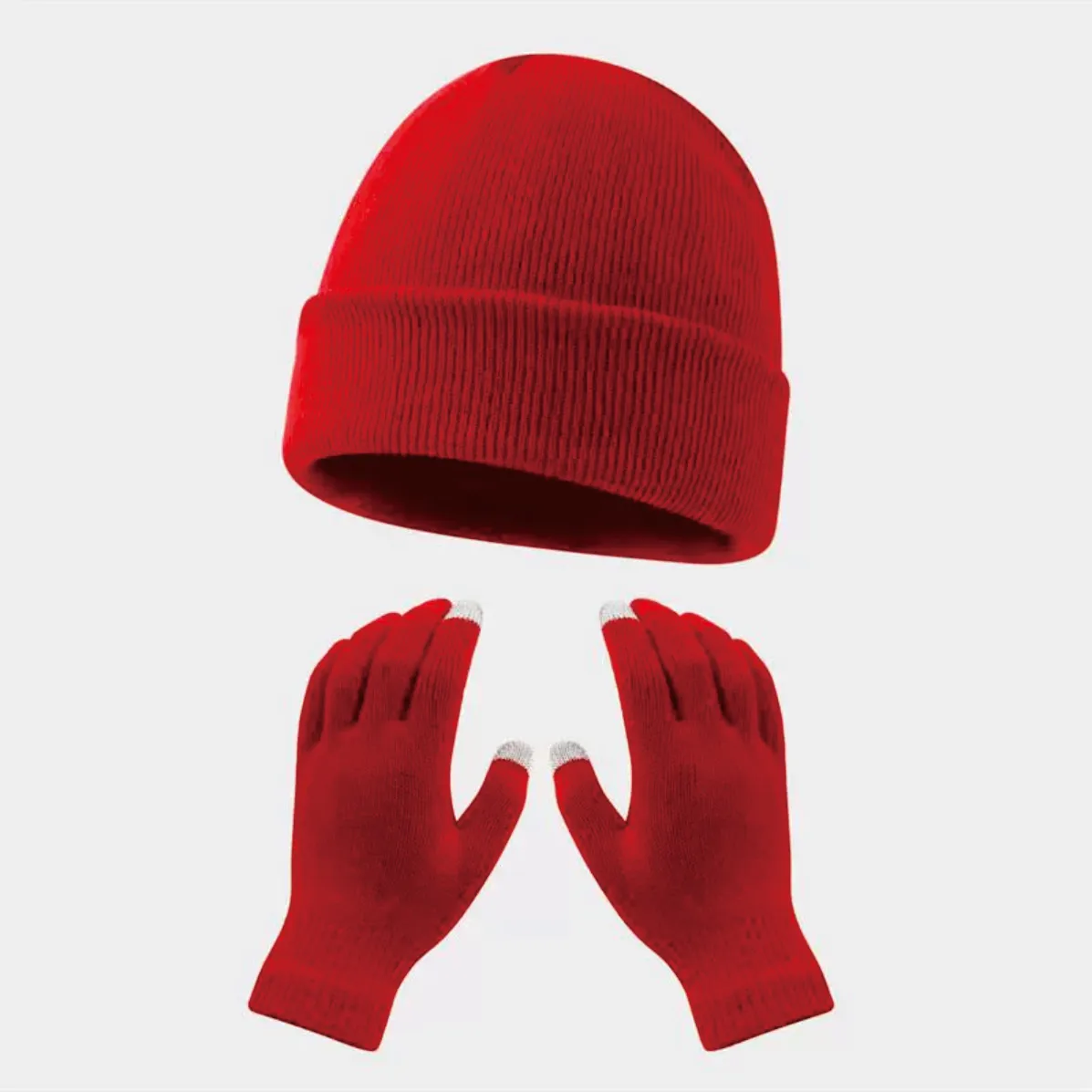 Winter Beanies & Gloves Combo Pack, Bulk Pack for Men Women, Warm Cozy Gift 48x Winter Beanies & Gloves Combo Pack, Bulk Pack for Men  main image 2