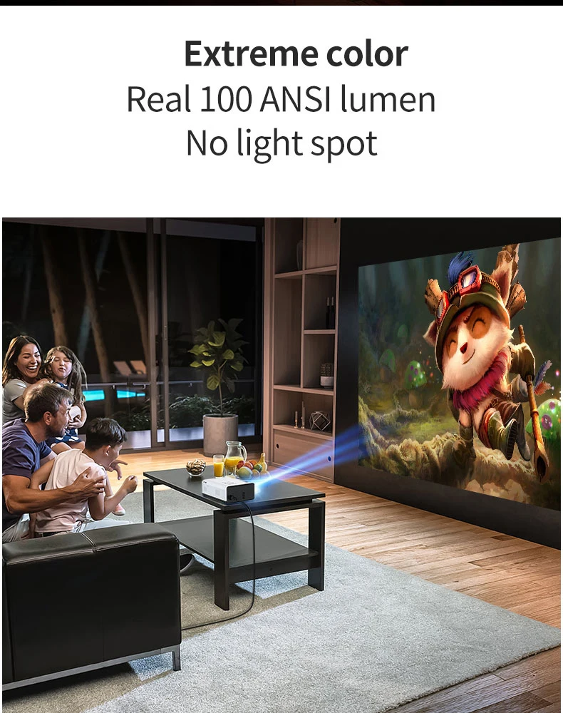 2024 Factory T01 4K 3D Android Smart WIFI  Mini Pocket Portable LED DLP Projector Home Theater for Smart Mobile Phone Tablet