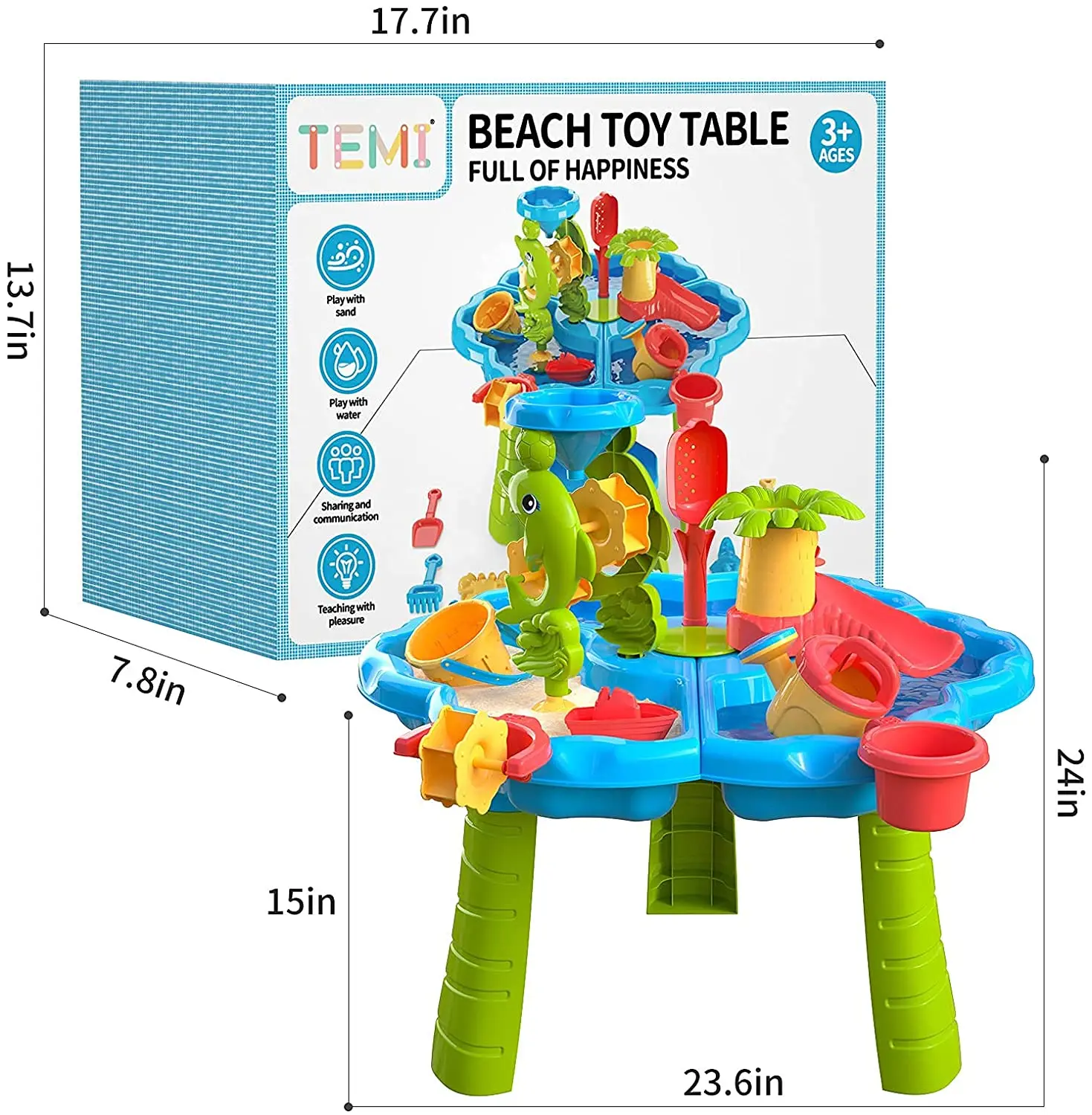 Hot Sale Beach Sand Molds Kids Toys Beach Table Beach Toys For Adults