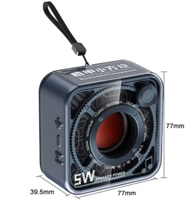 Altoparlante Portatile 8Ω 5W - Con Bassi Potenti, Per Prodotti Digitali - Foto 6