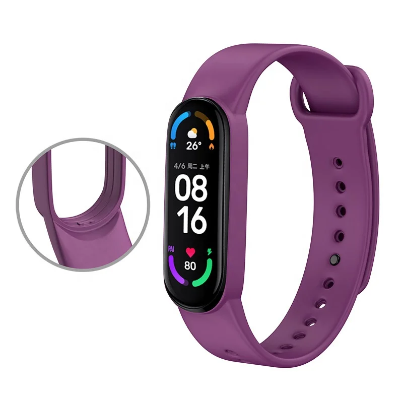 Mi Band Strap Colorful Silicone Wristbands Replacement