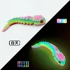 13.5cm colorful luminous rainbow rock snake