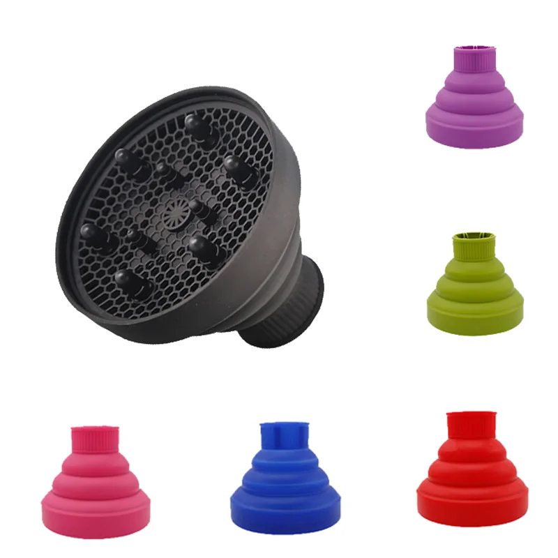 Difusor De Secador De Pelo Universal,Cubierta Plegable Para Salón De  Peluquería,Accesorio De Estilismo,Novedad De 2021 - Buy Difusor Secador De  Pelo Soplador De Silicona Plegable,Difusor Plegable,Secador De Pelo De  Doble Voltaje Con