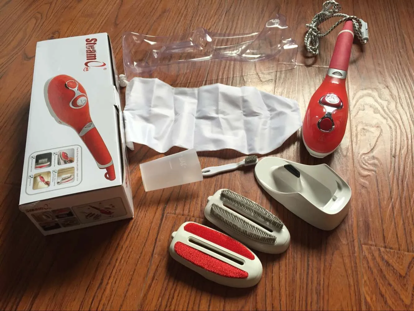 Goodway Steam Q2 Handheld Smart 2in1 Portable Travel Clothes Steamer Iron Garment New