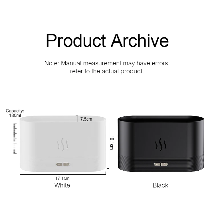 Home Small USB Fire Diffuser Flame Humidifiers Mini Sprayer Car Essential Oil Aroma Flame Diffusers