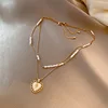 Cuore cavo in oro C10