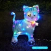 Led Colorful Blue Cat
