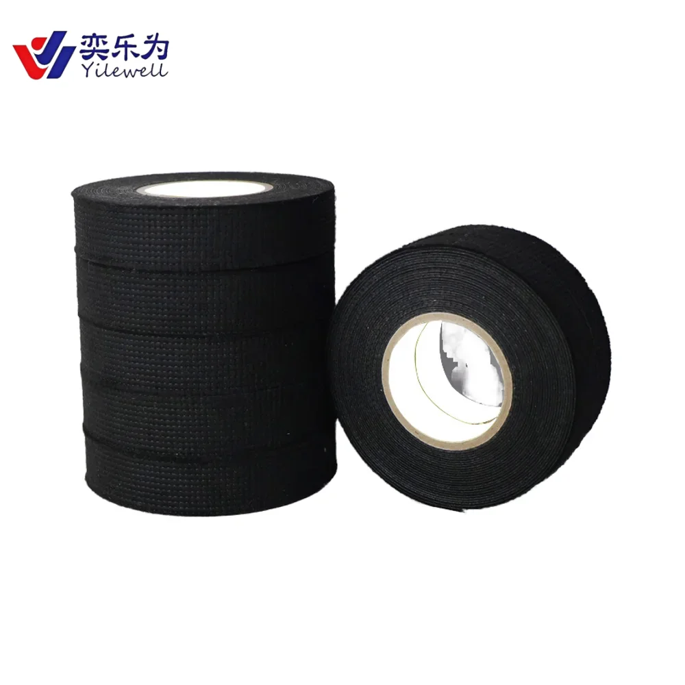 YLW Pressure Sensitive Heat-Resistant Acrylic Cloth Adhesive Sticker Masking Tape 25m Cycle Length