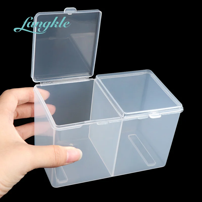 Latest White Pink Plastic 120*65*75mm Empty Nail Box Container - Buy ...