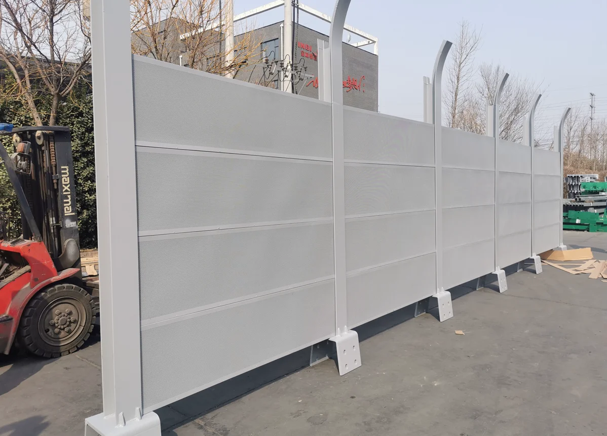 product modern outdoor pvc  acrylic acoustic barrier fence sound wall for highway noise control and reduction-18