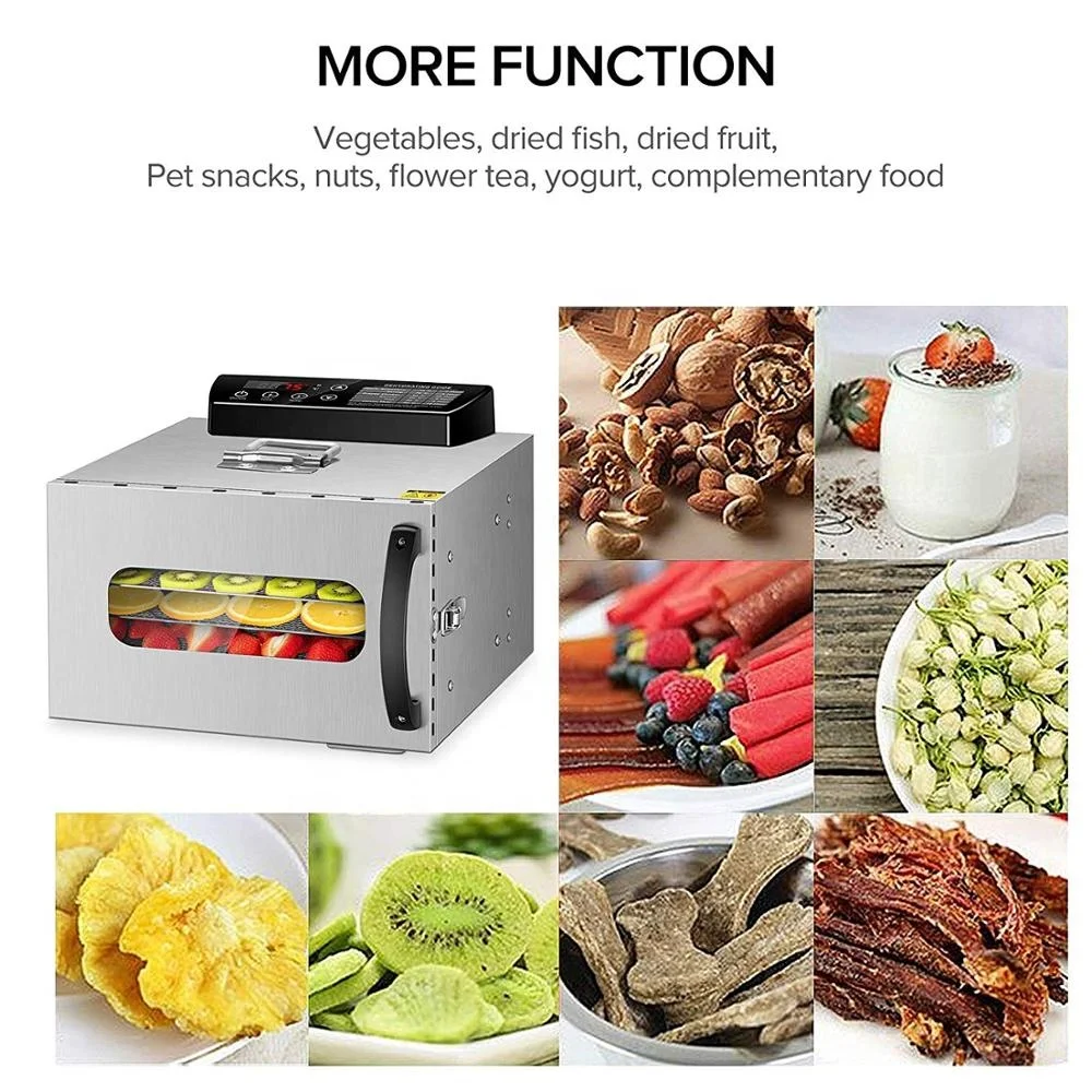 KAKOOL 6 Trays Food Dehydrator Snacks Dehydration Dryer Fruit